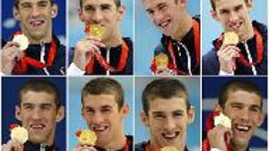 Phelps amazes world with Beijing eight