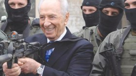 العرب يشاركون في جنازة المجرم بيريز!