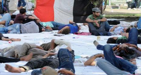 La place Tahrir au Caire toujours occupée par des dizaines de manifestants
