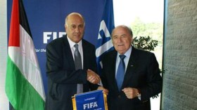 الاتحاد الفلسطيني يطلب رسميا إقصاء الكيان الصهيوني من الفيفا