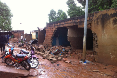 En images : pluies torrentielles à Bamako