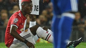 مانشستر يونايتد يفقد بوغبا أمام إيفرتون