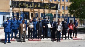 الشرطة تحيي ذكرى 8 ماي بشعار “الجزائر دوما منتصرة”