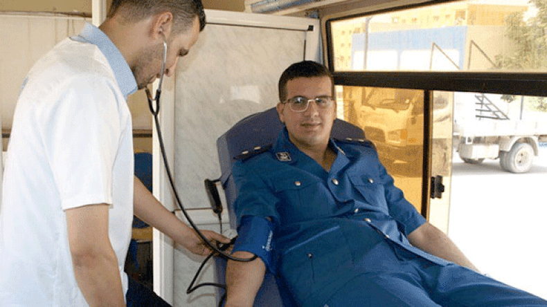 انطلاق الحملة الوطنية للتبرع بالدم في صفوف الأمن الوطني