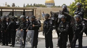 مناوشات بين الشرطة واسرائيليين من اصول اثيوبية في القدس