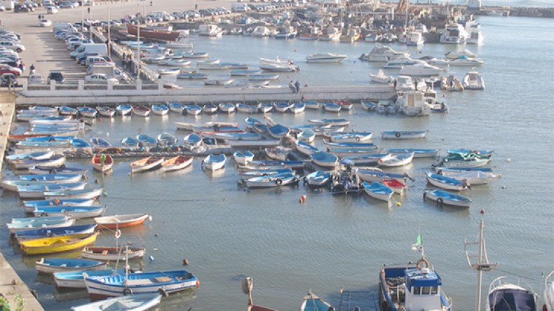 حريق مهول يخلف جرحى بميناء الجميلة بعين البنيان !