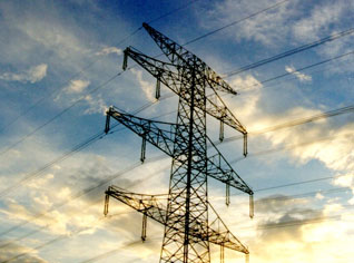 400 Kilovolts power line between Algeria and Morocco