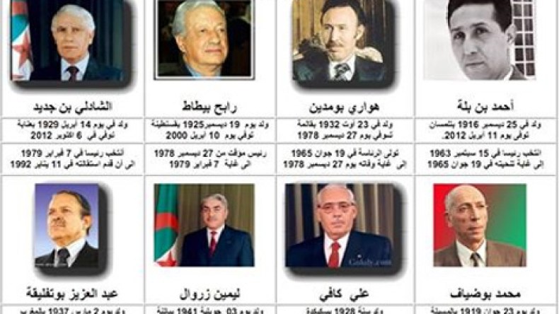 7 رؤساء لانتشال الجزائر من 7 أزمات خلال 50 سنة!