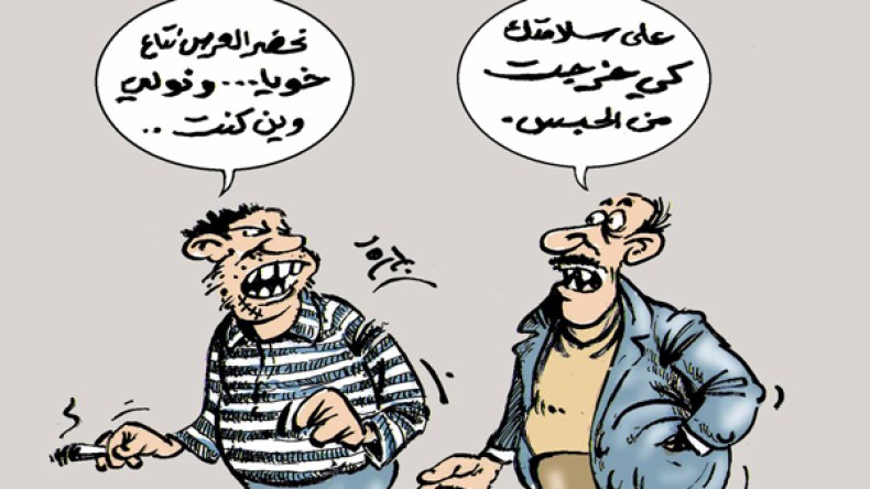 مجرمون يعودون إلى السجون بعد يوم واحد من خروجهم