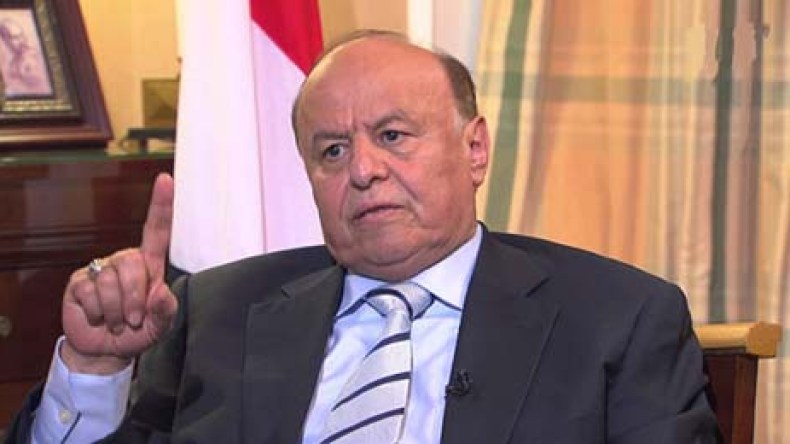الرئيس اليمني يتعهد بإستعادة هيبة الدولة