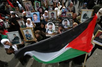 Manifestations de soutien aux prisonniers palestiniens en Israël