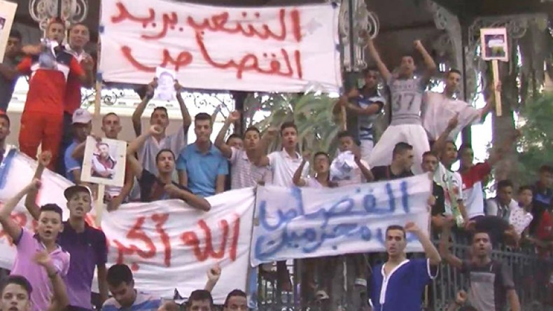 مواطنون يطالبون بالقصاص من قتلة “حمودة” بسيدي بلعباس