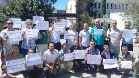 الأساتذة المتعاقدون حاملو الماجستير والدكتوراه يحتجون بالجامعات