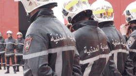 أعوان الحماية المدنية “الأدبيون” يحتجون أمام وزارة الداخلية