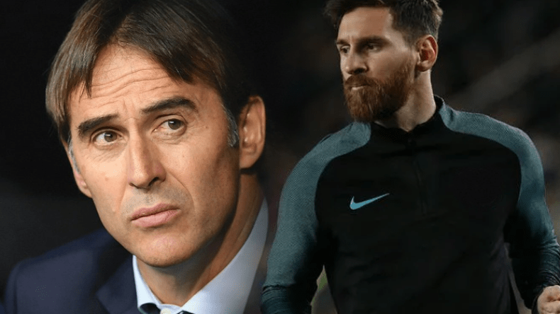 مدرب ريال مدريد يرد على ميسي