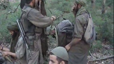 Al-Qaeda members hide trenches constructed during the Algerian Revolution