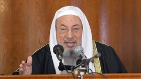 القرضاوي يتفادى ذكر مصر في إطلالة مصوّرة على موقعه الرسمي