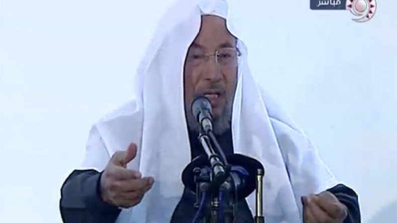 مالذي سيقوله القرضاوي في خطبة هذه الجمعة ؟
