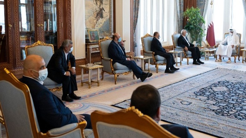 هنية يهنئ أمير قطر بالمصالحة الخليجية