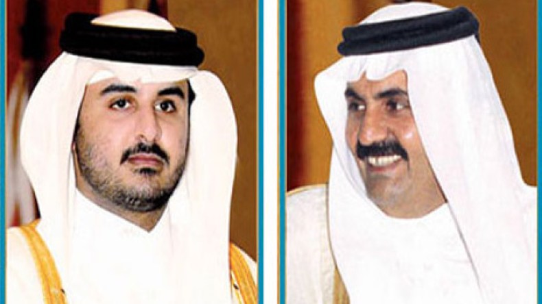 أمريكا والشيخة موزة يعزلان أمير قطر وينصبان ابنه