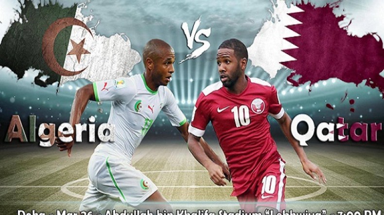 هذه هي القنوات الناقلة لمباراة الجزائر وقطر