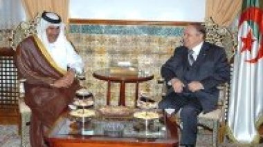 President Bouteflika receives Qatari President of the Council of Ministers