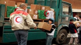 الهلال الأحمر يطلق قافلة إنسانية لفائدة آلاف العائلات المعوزة