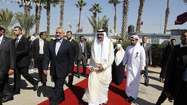 أمير قطر يصل قطاع غزة