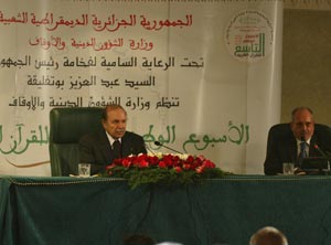 Algérie/ Le Président Bouteflika appelle au respect de l’Islam et du Saint Prophète.