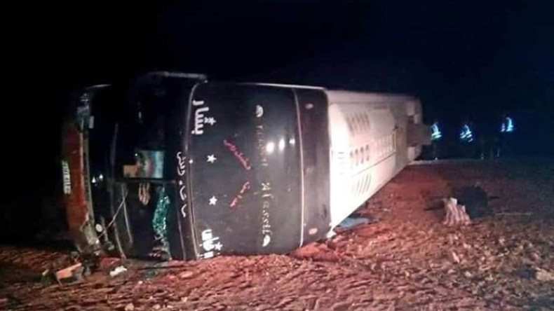 قتلى وجرحى في انقلاب حافلة لنقل المسافرين ببشار