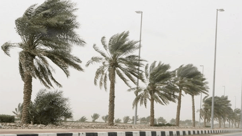 رياح قوية جنوب الوطن تصل إلى 80 كلم في الساعة
