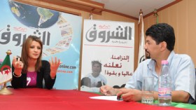 الجزائرية راضية صلاح للشروق بدعاء والدي ّوجدت نفسي في استديوهات قناة أم بي سي