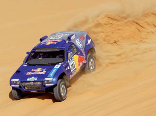 De l'huile de friture pour une Toyota au rallye Dakar