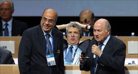 Blatter, Platini, Hayatou in Algiers to Inaugurate the FA Headquarters