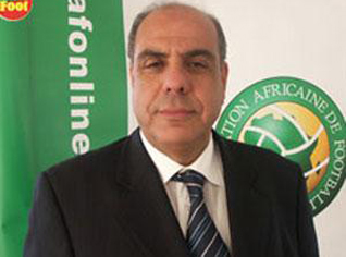 Mohammed Raouraoua on top of the Algerian Football Association