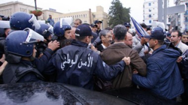 Unauthorised march prevented in Algeria