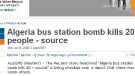 Foreign news agencies compete in sparking panic among Algerians