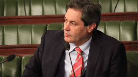 شباب يحتجون بتبسة ضد وزير البيئة التونسي