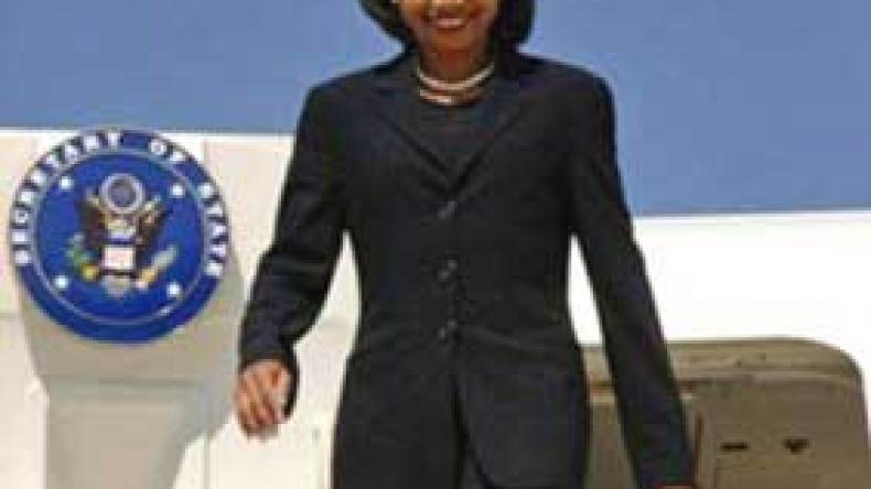 رايس تعول على مصر للضغط على حماس