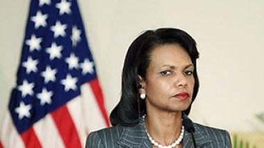 U.S. Secretary of State Rice arrives to Algeria