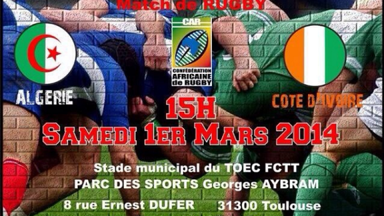 الإعلان عن مواجهة بين الجزائر وكوت ديفوار في “الريغبي” بفرنسا
