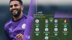 محرز أفضل لاعب في “البريميرليغ” لشهر سبتمبر 