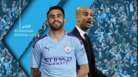 غوارديولا يثني على محرز ويصفه باللاعب المتميز