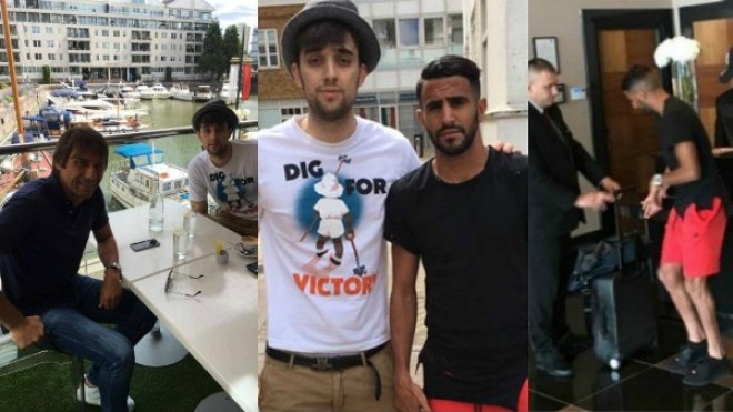 “لغز” وجود محرز بفندق لندني رفقة المدرب كونتي