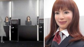 فريق من الروبوتات يدير فندقاً جديداً في اليابان