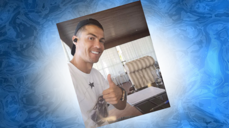 رونالدو يستعيد ذكريات الإبتدائي والكتابة بِقلم “بيك”!