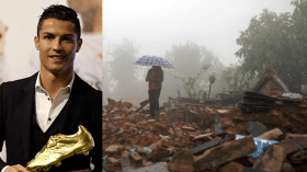 رونالدو يتبرع بـ 7 ملايين أورو لضحايا زلزال النيبال