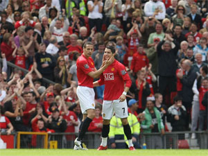 Ronaldo leads rout of West Ham