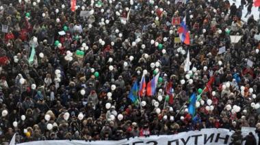Thousands attend anti-Putin rally in Moscow