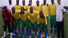 المنتخب الرواندي خاض حصته التدريبية الأولى بمركز الحماية المدنية